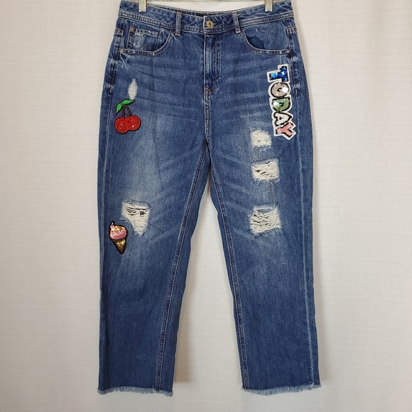 Only. Jeans Denim - Only. | Miki Raw Cropped Boyfriend Jean 29